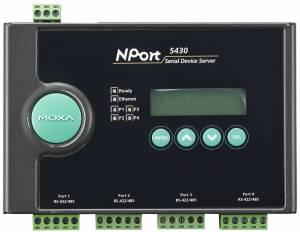 NPort 5430 w/ adapter - MOXA