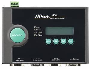 NPort 5450I w/ adapter - MOXA