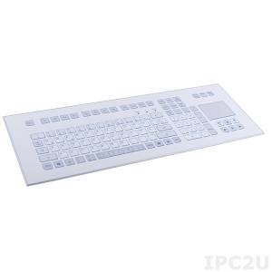 TKS-105c-TOUCH-MODUL-PS/2 Встраиваемая промышленная IP65 клавиатура, 105 клавиш, тачпад, PS/2
