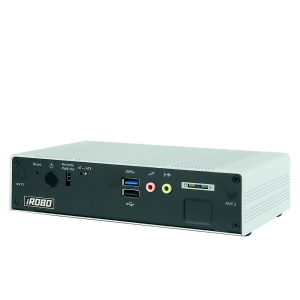iROBO-6000-140-E Встраиваемый компьютер, Intel Celeron N3160 1.6-2.24ГГц, 4Гб DDR3L SO-DIMM (-40°..+85°C), 256Гб SSD 2.5&quot; TLC (-40°..+85°C), VGA, HDMI, 2xLAN, 4xCOM, 4xUSB, аудио, 2xMiniPCIe (mSATA), SIM-слот, адаптер AC/DC