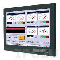 W24L100-MRA1/TS 24&quot; TFT LCD монитор для морского использования, 1920x1080, яркость 250 нит, резистивный сенсорный экран, VGA, DVI-D, S-Video, питание 24В DC, защита по передней панели IP66