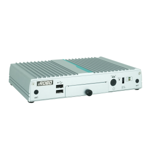 iROBO-6000-120 Встраиваемый компьютер, Intel Celeron N3350 1.1-2.4ГГц, 4Гб DDR3L, 128Гб SSD 2.5&quot; TLC, 2xHDMI, 2xLAN, 1xCOM, 6xUSB, 2xMiniPCIe (mSATA), SIM-слот, адаптер AC/DC