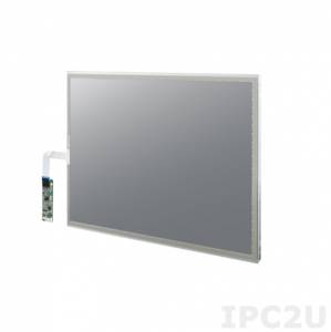 IDK-1115R-40XGC1E 15&quot; LCD 1024 x 768 Open Frame дисплей LED, 400нит, резистивный сенсорный экран (USB), LVDS