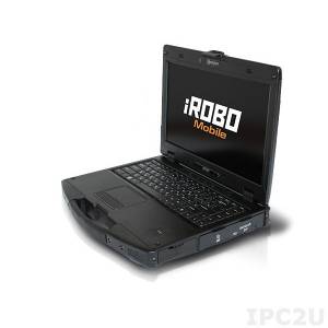 iROBO-7000-N410 Защищенный IP53 ноутбук 14&quot;,TFT LCD 1366x768, Intel Core i5-6200U 2.3ГГц, 8ГБ DDR4, 128ГБ SSD, 1xRS232, 1xVGA, 1xHDMI, 2x USB 2.0, 2xUSB 3.0, 1xГб LAN, Audio, Smart Card reader, SD-slot, PCMCIA, Wi-Fi, Bt 4.1, DVD-RW, без ОС
